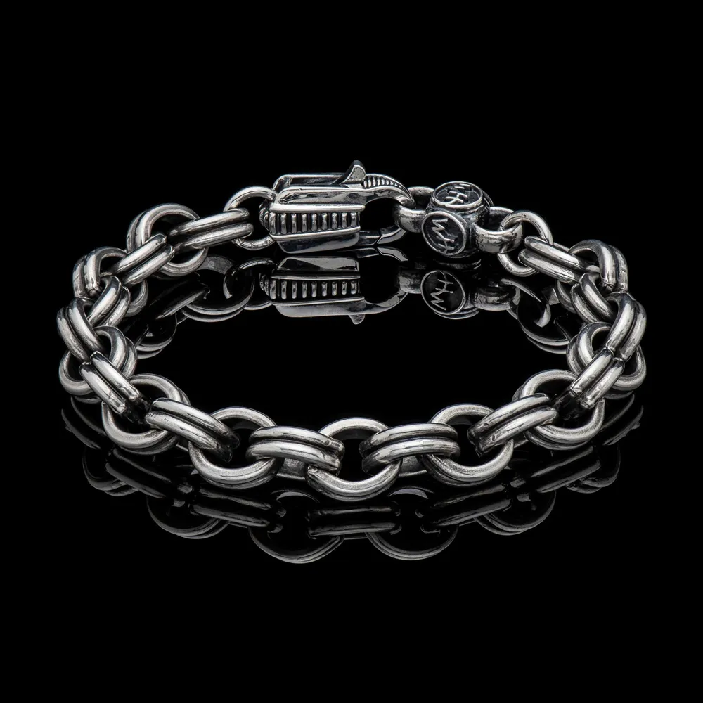 William Henry Crete Sterling Silver Bracelet, Large La Mine d'Or Moncton, NB