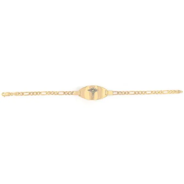 10kt Yellow Gold Medical Bracelet Image 2 La Mine d'Or Moncton, NB