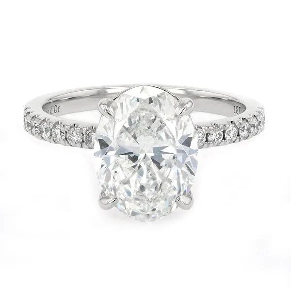 3.25tw Oval Diamond Casablanca Solitaire Engagement Ring La Mine d'Or Moncton, NB