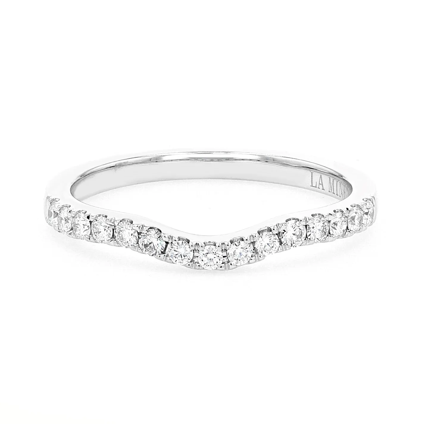 0.50tw Prong Curved Diamond Band La Mine d'Or Moncton, NB