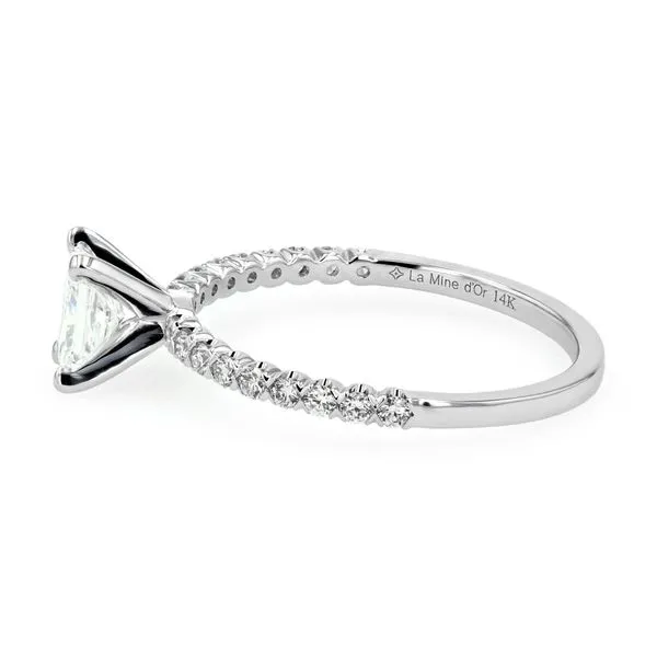 0.75tw Radiant Diamond Charlotte Engagement Ring Image 2 La Mine d'Or Moncton, NB