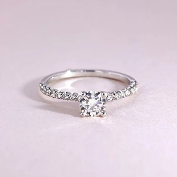 0.75tw Round Brilliant Diamond Charlotte Engagement Ring Image 3 La Mine d'Or Moncton, NB