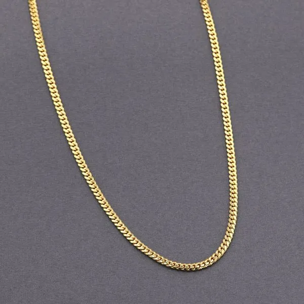 24" Cuban Link 10kt Yellow Gold Chain Image 2 La Mine d'Or Moncton, NB