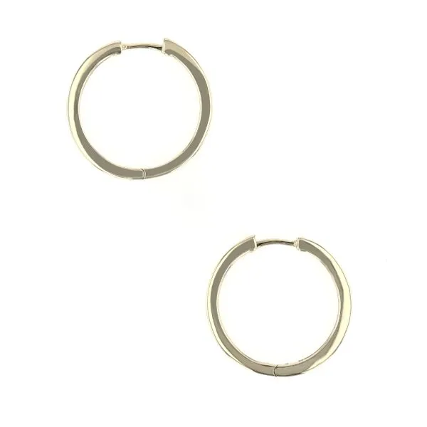 0.33tw Diamond Round Brilliant Hoop Earrings Image 2 La Mine d'Or Moncton, NB