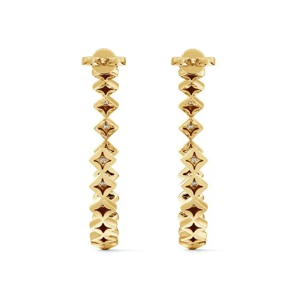 0.33tw De Beers Forevermark Diamond Icon Hoop Earrings Image 2 La Mine d'Or Moncton, NB