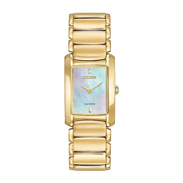 citizen eco drive rectangular