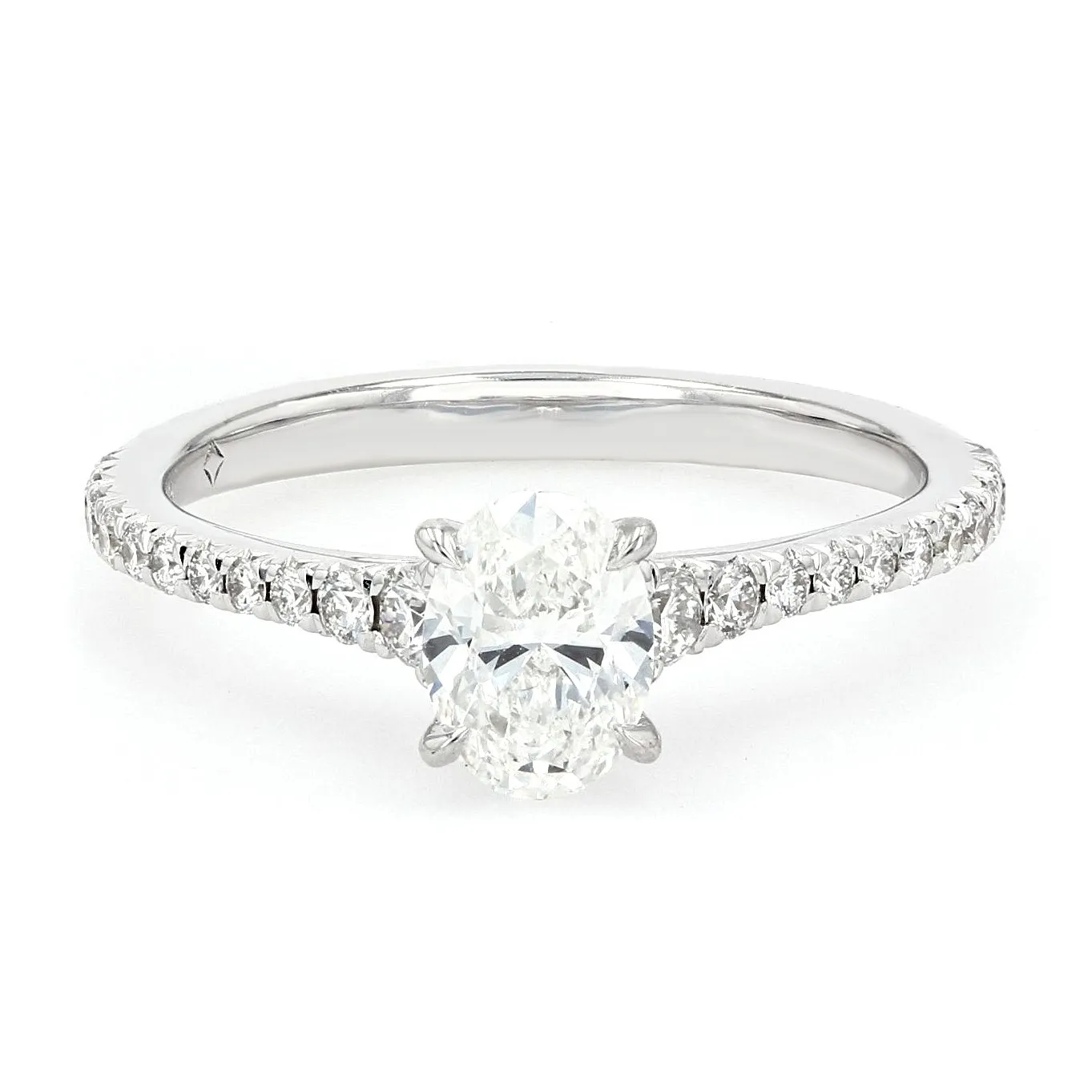 1.01tw De Beers Forevermark Oval Diamond Engagement Ring La Mine d'Or Moncton, NB