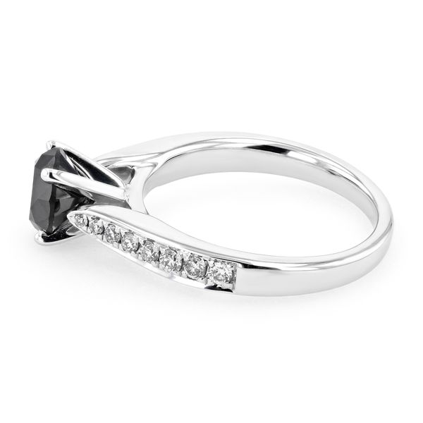 1.60tw Black Diamond Engagement Ring Image 2 La Mine d'Or Moncton, NB