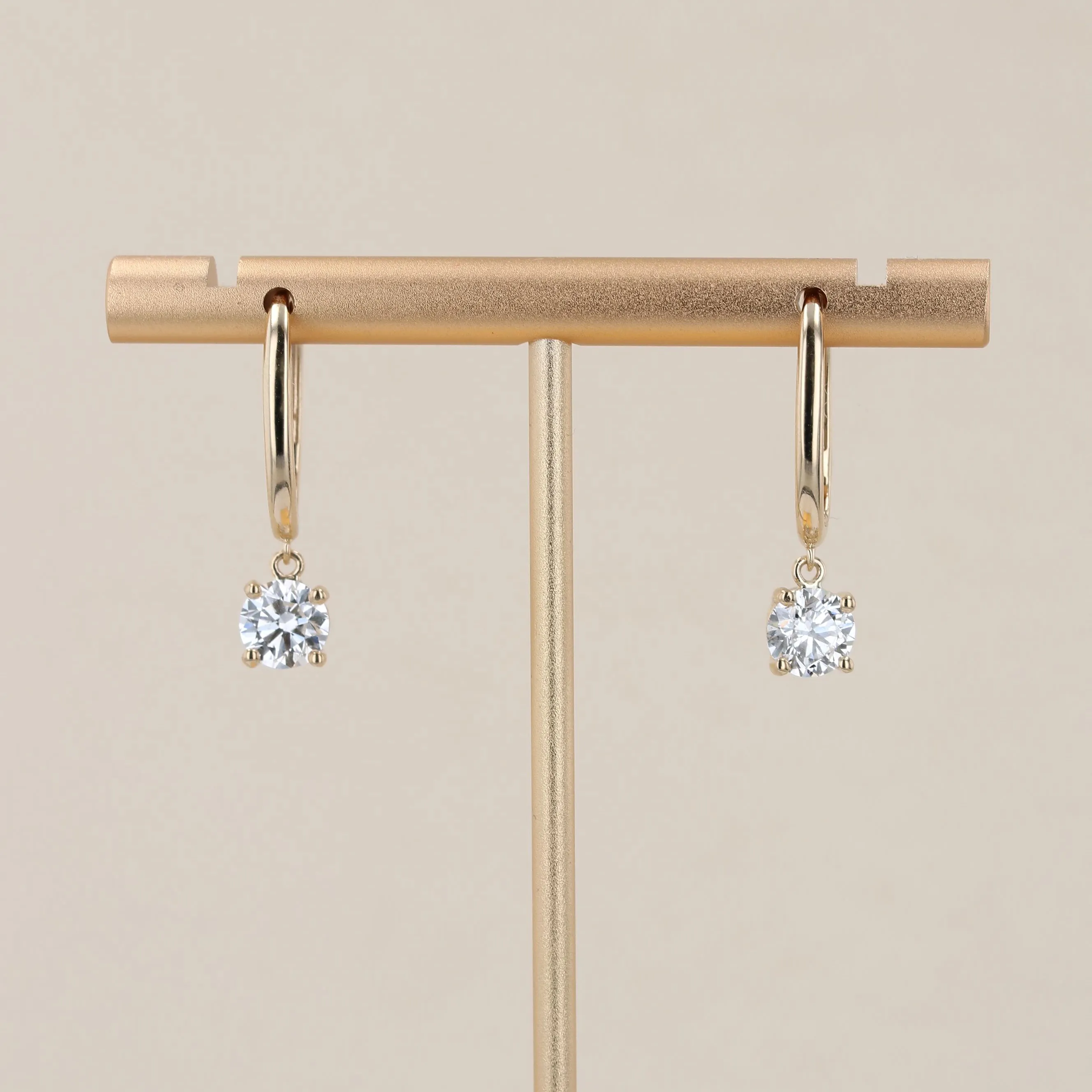1.80tw Round Diamond Drop Earrings Image 2 La Mine d'Or Moncton, NB