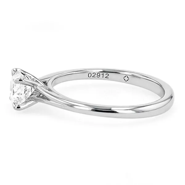 0.70ct De Beers Forevermark Round Diamond Solitaire Engagement Ring Image 2 La Mine d'Or Moncton, NB