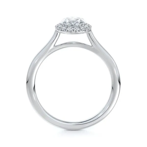 0.70tw De Beers Forevermark Oval Diamond Engagement Ring Image 2 La Mine d'Or Moncton, NB
