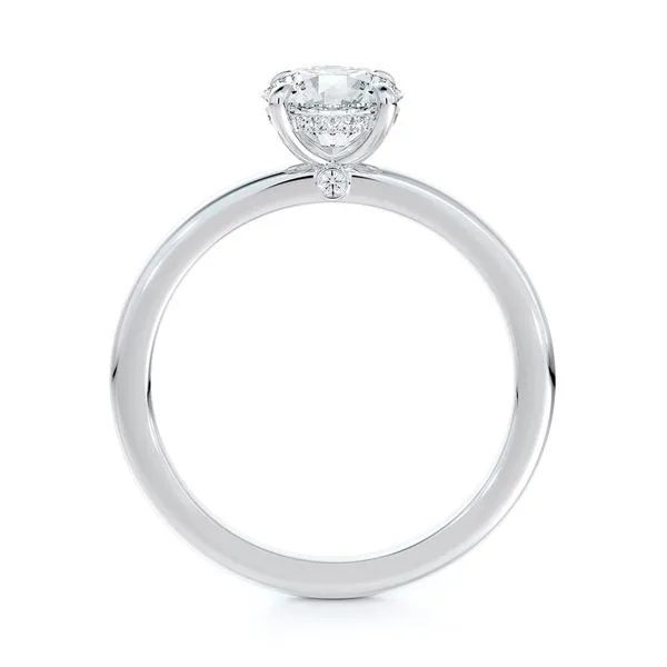 0.55tw De Beers Forevermark Round Diamond Solitaire Engagement Ring Image 2 La Mine d'Or Moncton, NB