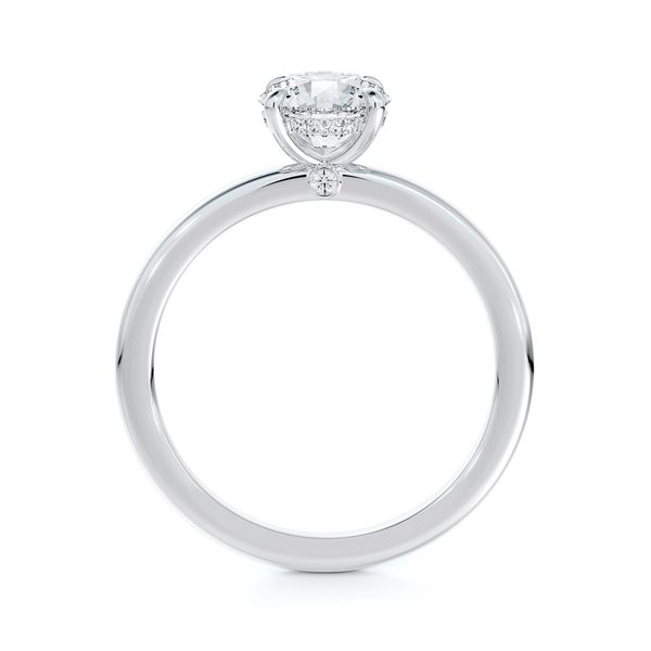 0.75tw De Beers Forevermark Round Diamond Solitaire Engagement Ring Image 2 La Mine d'Or Moncton, NB