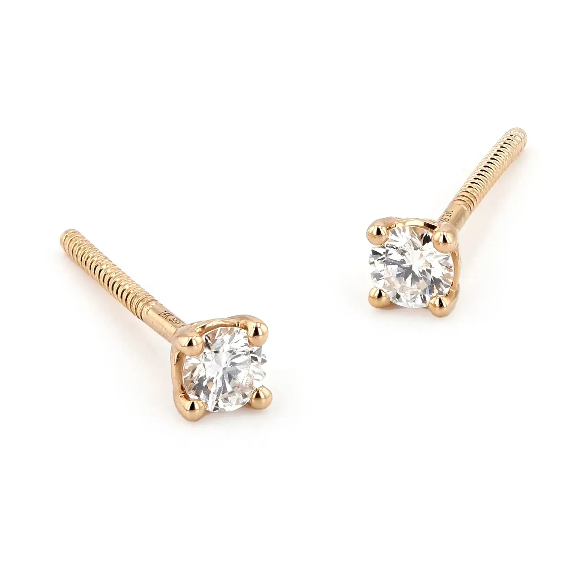0.25tw Essential Collection Round Diamond Stud Earrings La Mine d'Or Moncton, NB