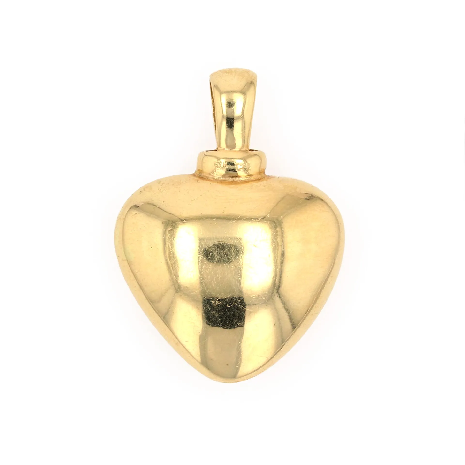 Estate 1.80tw Gemstone & Diamond 18kt Yellow Gold Pendant Image 2 La Mine d'Or Moncton, NB