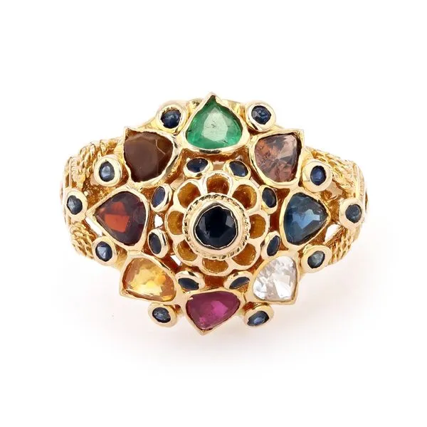 Estate Multicolor Gemstone Ring La Mine d'Or Moncton, NB