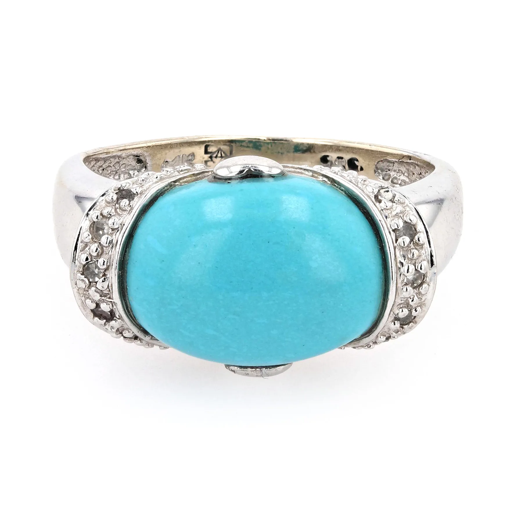 Estate Turquoise and Diamond Ring La Mine d'Or Moncton, NB