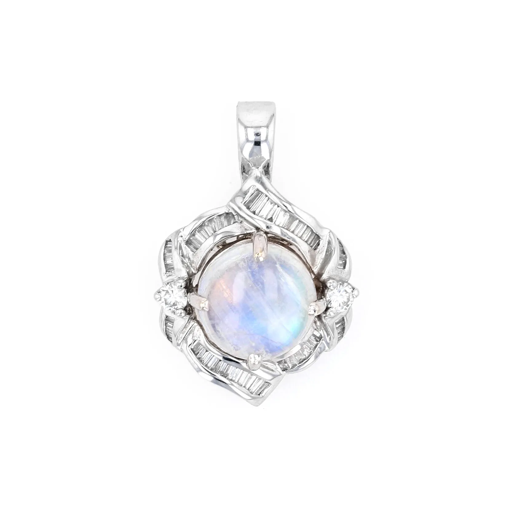 Estate Moonstone and Diamond Pendant La Mine d'Or Moncton, NB