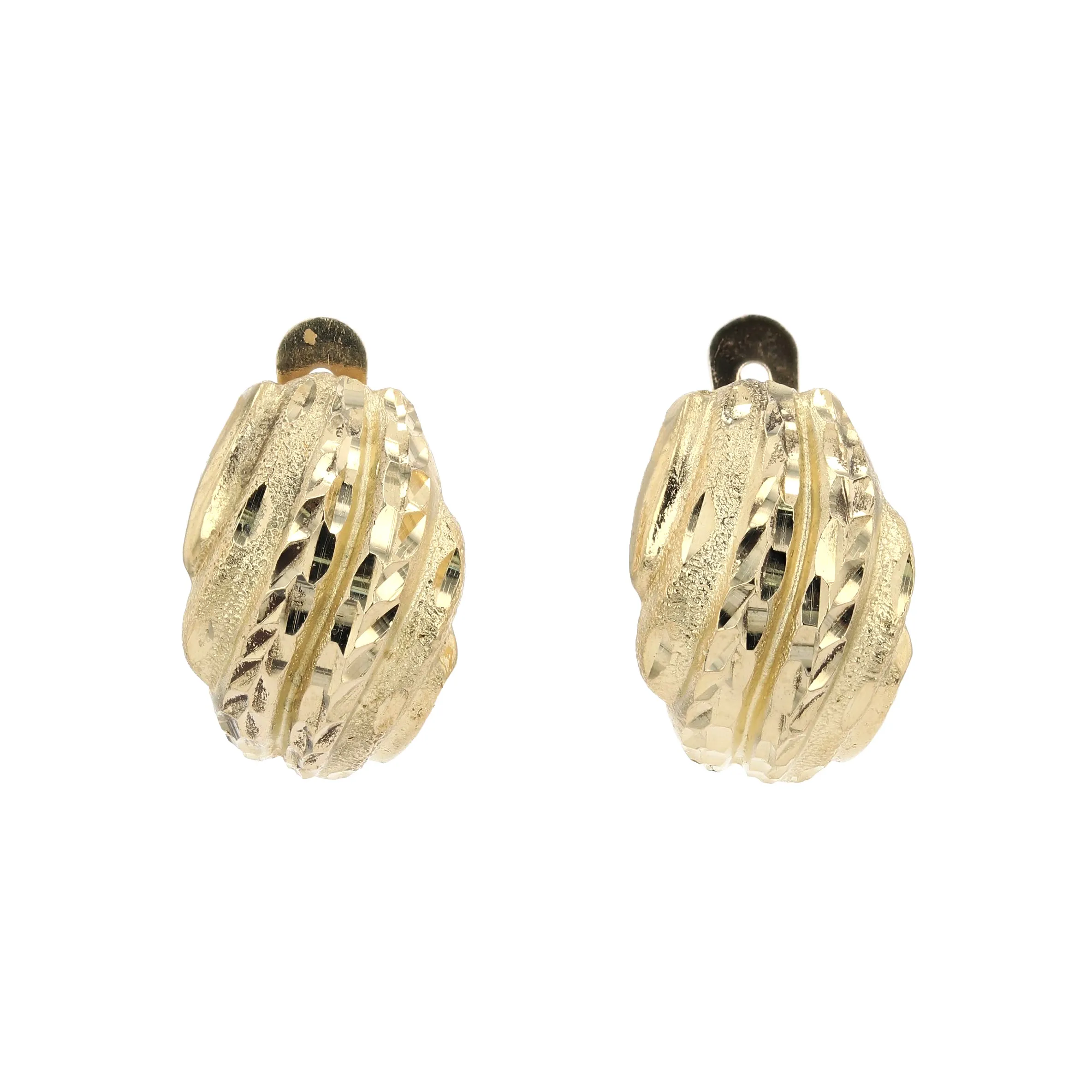 Estate 14kt Yellow Gold Stud Earrings La Mine d'Or Moncton, NB