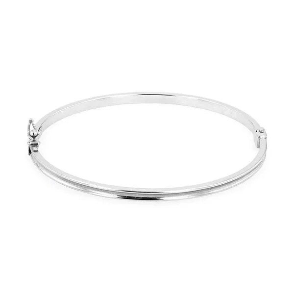 Estate 14kt White Gold Bangle La Mine d'Or Moncton, NB