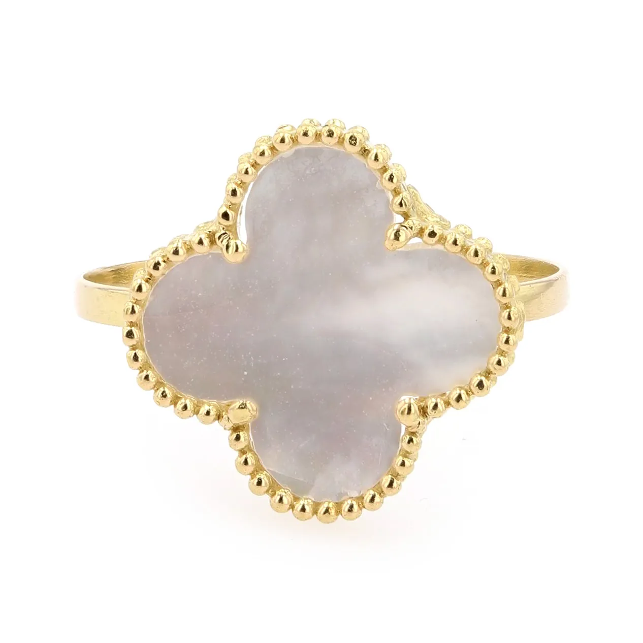 Estate 18kt Yellow Gold Mother-of-Pearl Ring La Mine d'Or Moncton, NB