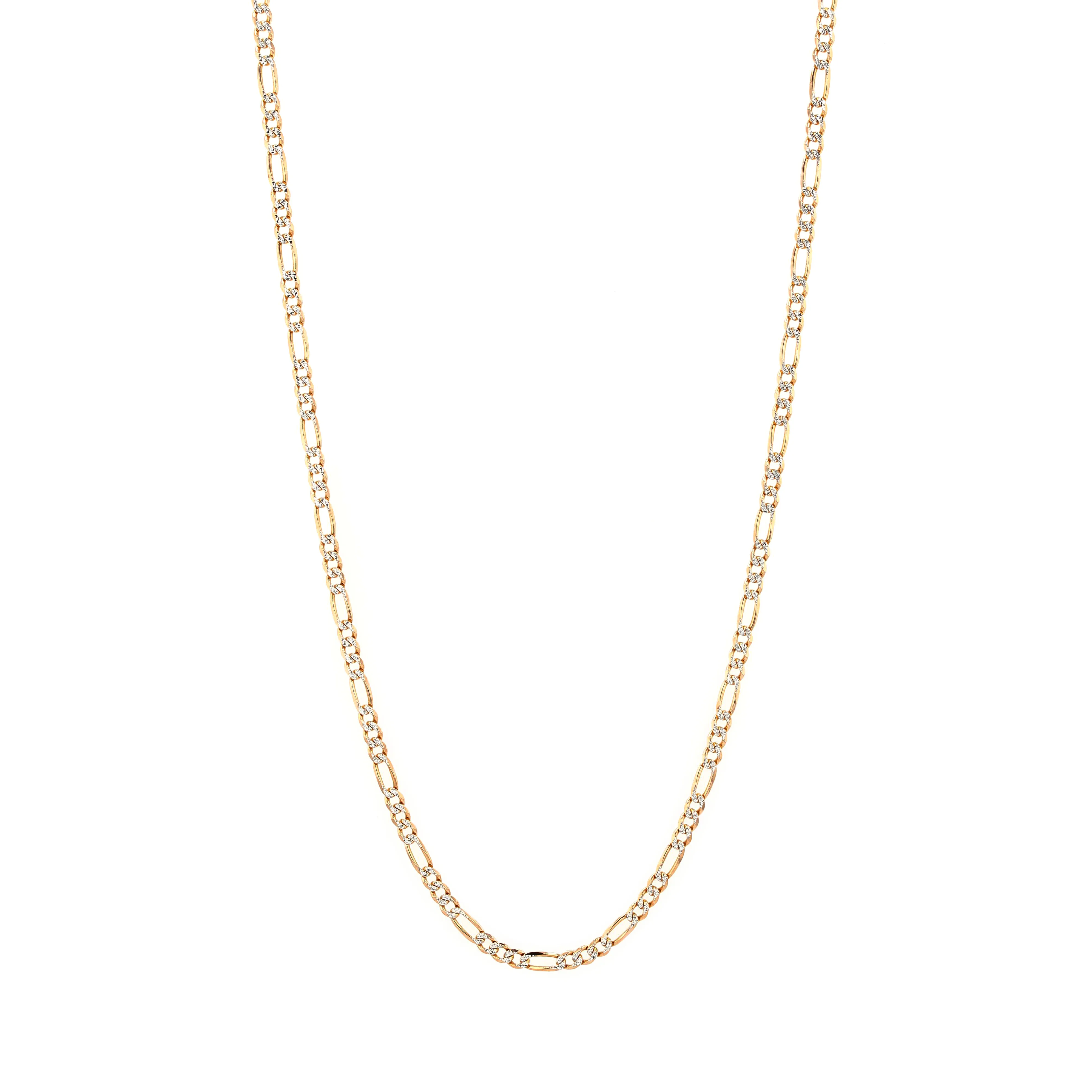 Estate 10kt Yellow and White Gold Figaro Chain La Mine d'Or Moncton, NB