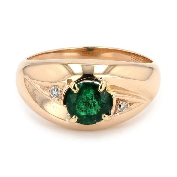 Estate Emerald and Diamond Ring La Mine d'Or Moncton, NB