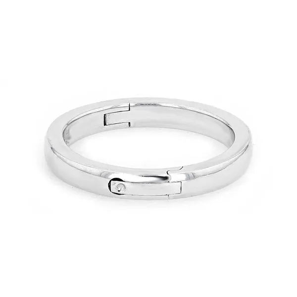 14kt White Gold Comfort Fit Click Wedding Band 2.7mm Wide Image 2 La Mine d'Or Moncton, NB