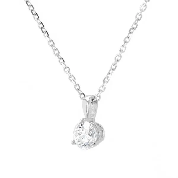 0.51ct Forevermark Round Solitaire Diamond Pendant Image 2 La Mine d'Or Moncton, NB