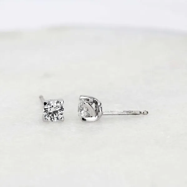 0.46tw Forevermark Diamond Round Brilliant Cut Stud Earrings Image 3 La Mine d'Or Moncton, NB