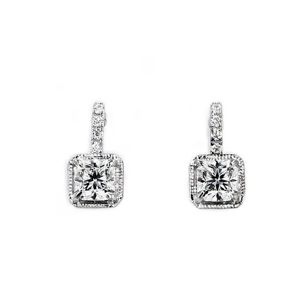 0.51tw Forevermark Black Label Square Stud Earrings La Mine d'Or Moncton, NB