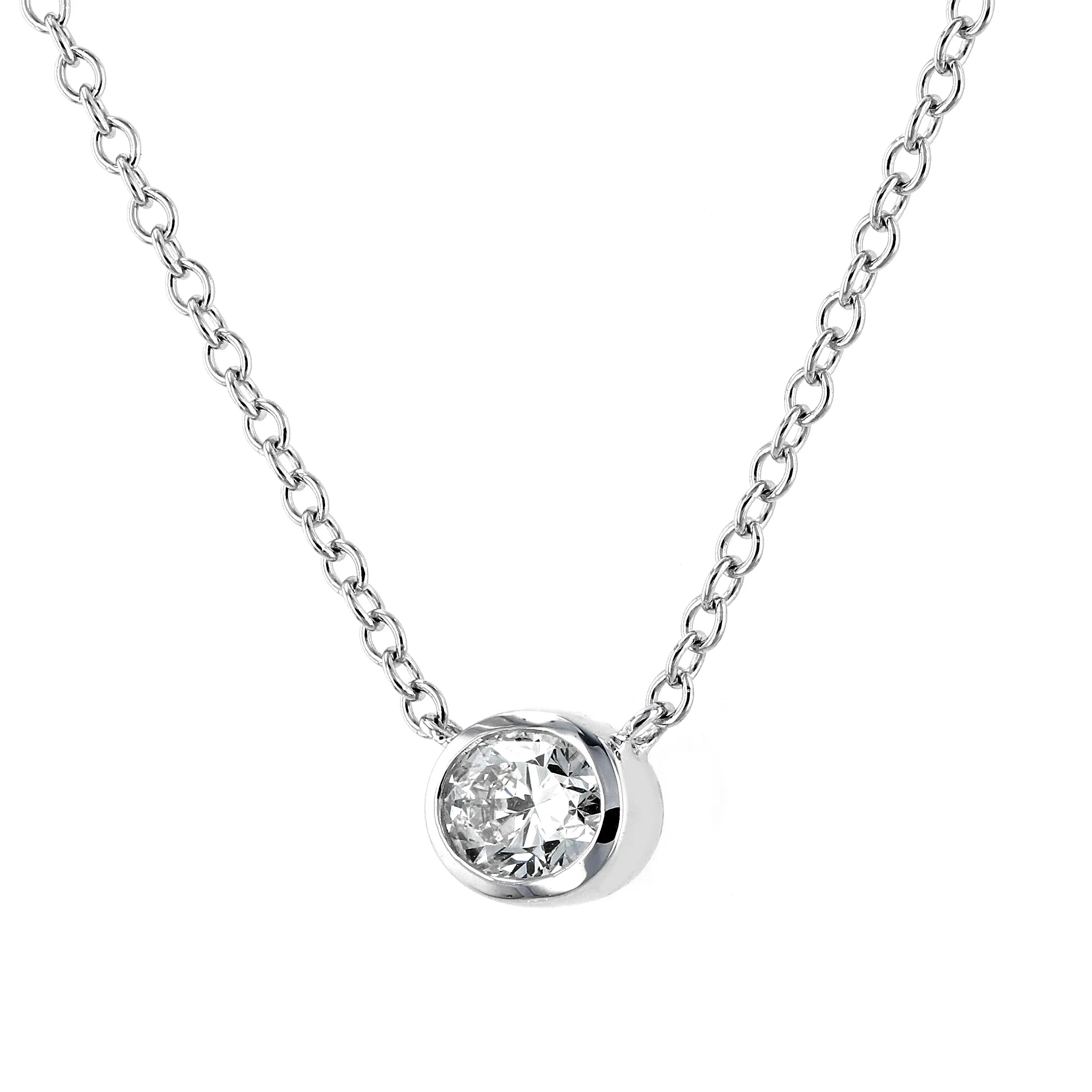 0.53ct Forevermark Black Label Oval Diamond Necklace Image 2 La Mine d'Or Moncton, NB