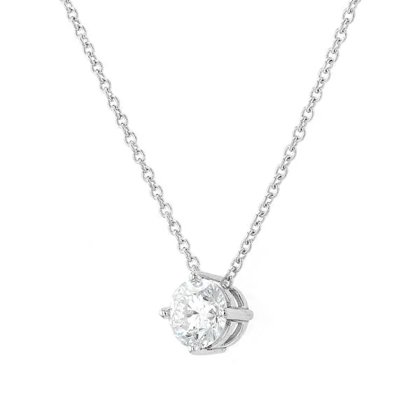 0.78ct De Beers Forevermark Round Diamond Pendant Image 2 La Mine d'Or Moncton, NB