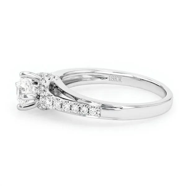 0.76tw De Beers Forevermark Square Diamond Engagement Ring Image 2 La Mine d'Or Moncton, NB
