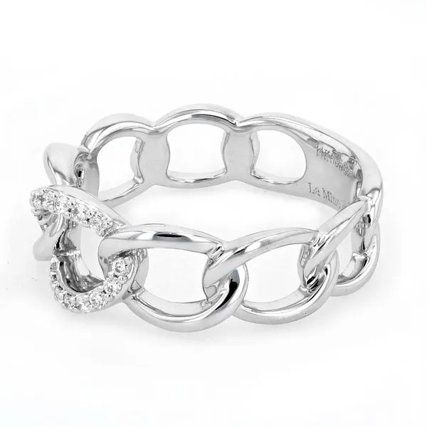 0.10tw Diamond Chain Fashion Ring Image 2 La Mine d'Or Moncton, NB