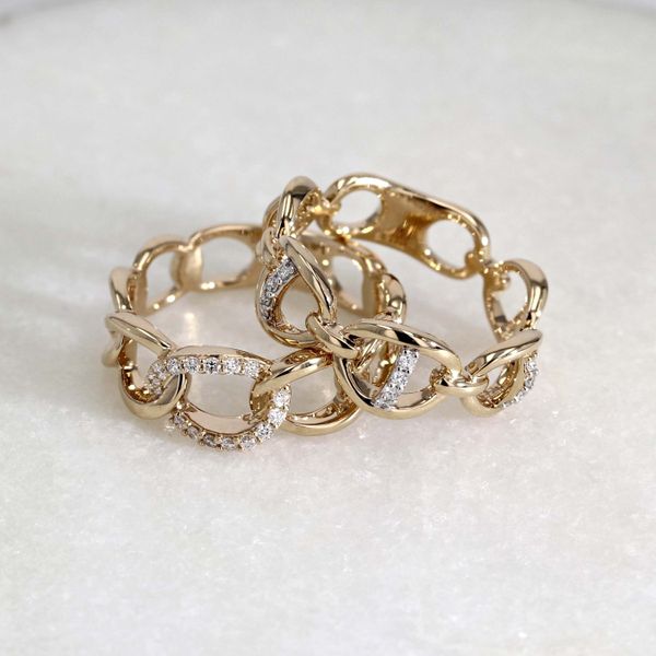 0.06tw Diamond Chain Fashion Ring Image 3 La Mine d’Or Moncton, NB