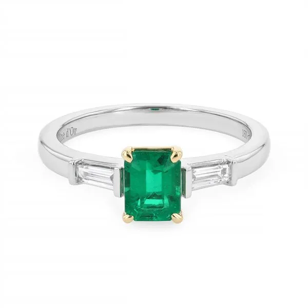 0.84tw Emerald & Diamonds Trinity Fashion Ring La Mine d'Or Moncton, NB