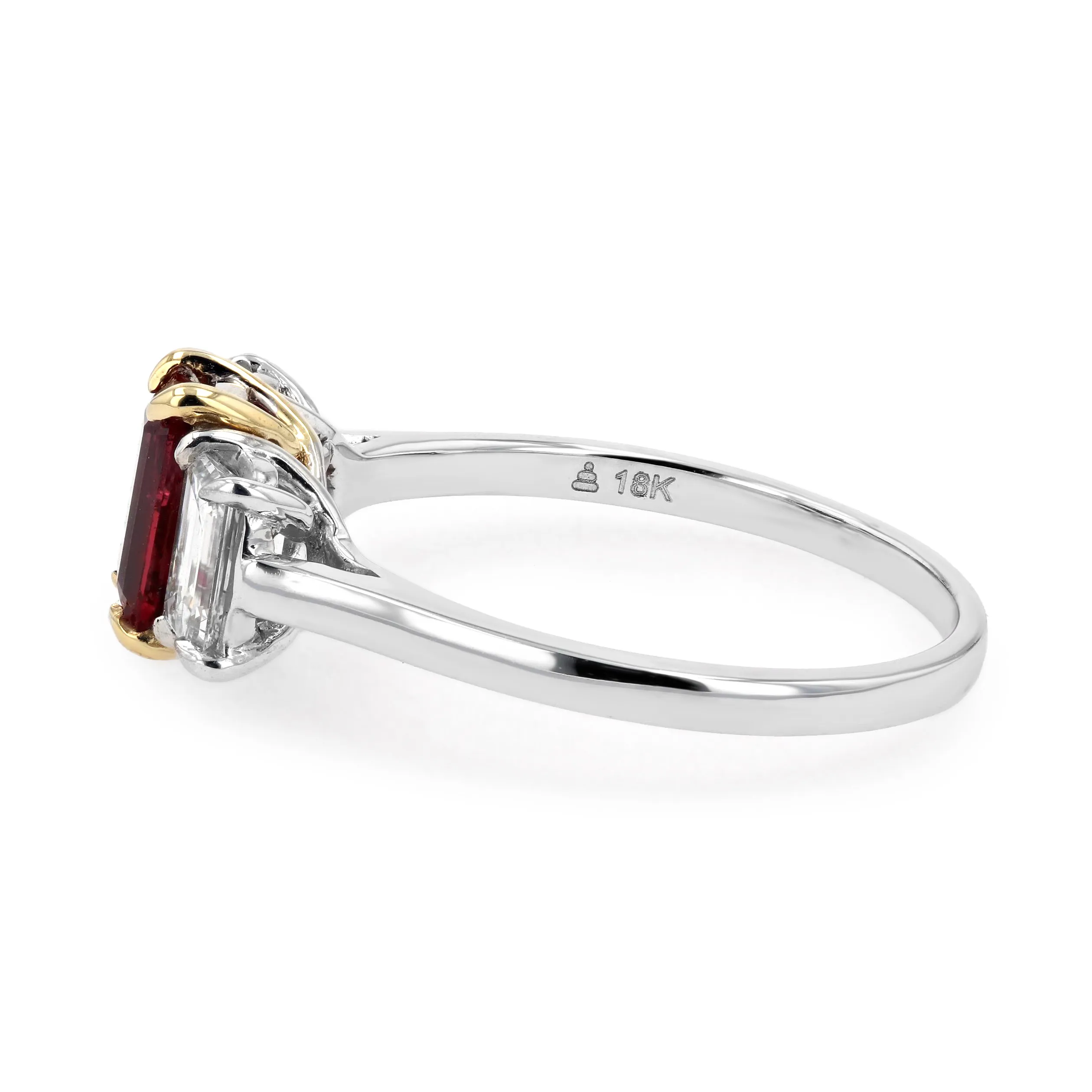 1.64tw Ruby and Diamon Trinity Fashion Ring Image 2 La Mine d'Or Moncton, NB