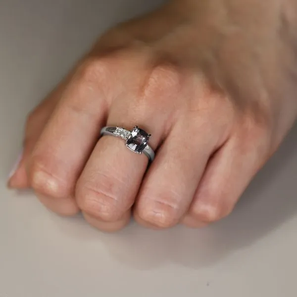 2.04tw Spinel and Diamonds Trinity Ring Image 4 La Mine d'Or Moncton, NB
