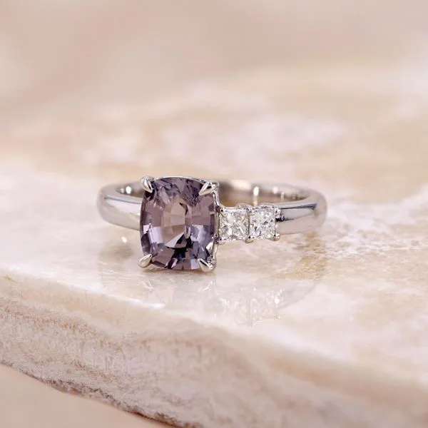 2.04tw Spinel and Diamonds Trinity Ring Image 3 La Mine d'Or Moncton, NB