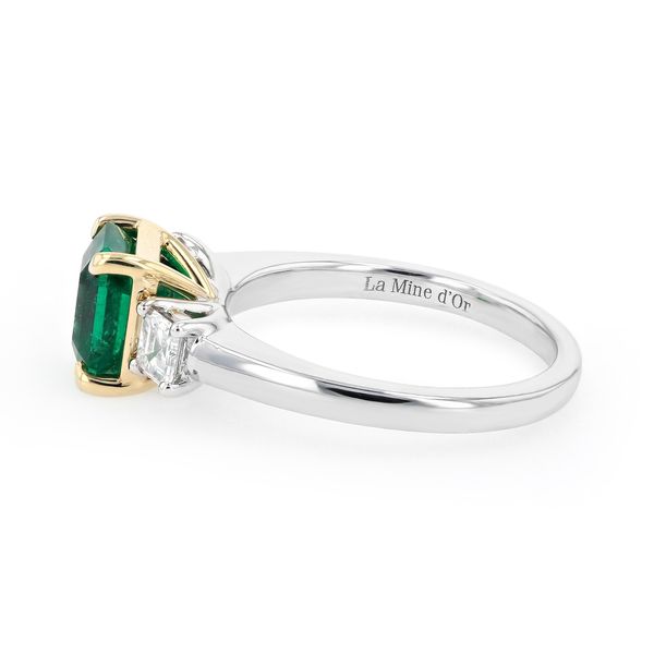 2.32tw Emerald & Diamonds Trinity Fashion Ring Image 2 La Mine d'Or Moncton, NB