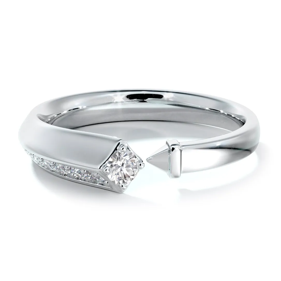 0.20tw De Beers Forevermark Avaanti Pave Ring La Mine d'Or Moncton, NB