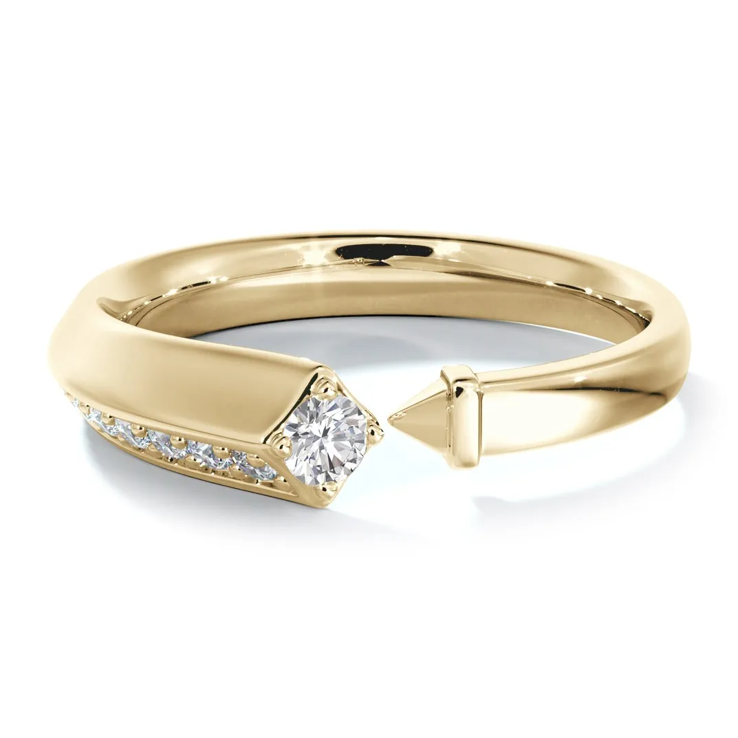 0.20tw De Beers Forevermark Avaanti Pave Ring La Mine d'Or Moncton, NB