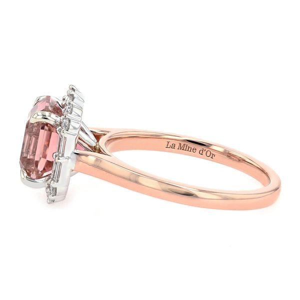 3.37tw Pink Tourmaline & Diamonds Ring Image 2 La Mine d'Or Moncton, NB