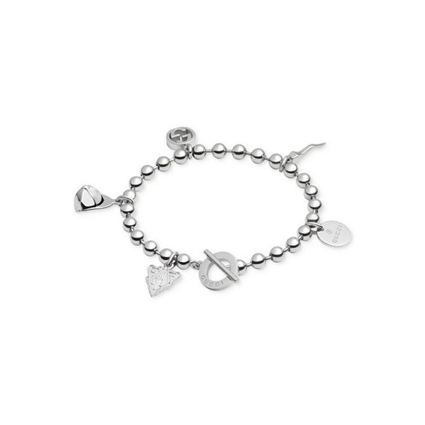 Gucci Sterling Silver Boule Bracelet with Multi Charms La Mine d'Or Moncton, NB