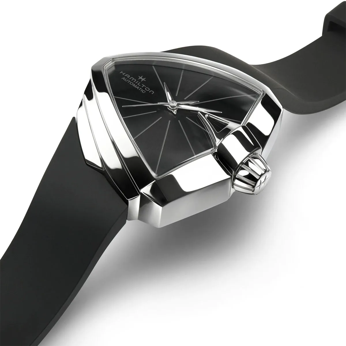 Hamilton Ventura S Automatic Watch Black Dial 34.5x38mm Image 2 La Mine d'Or Moncton, NB
