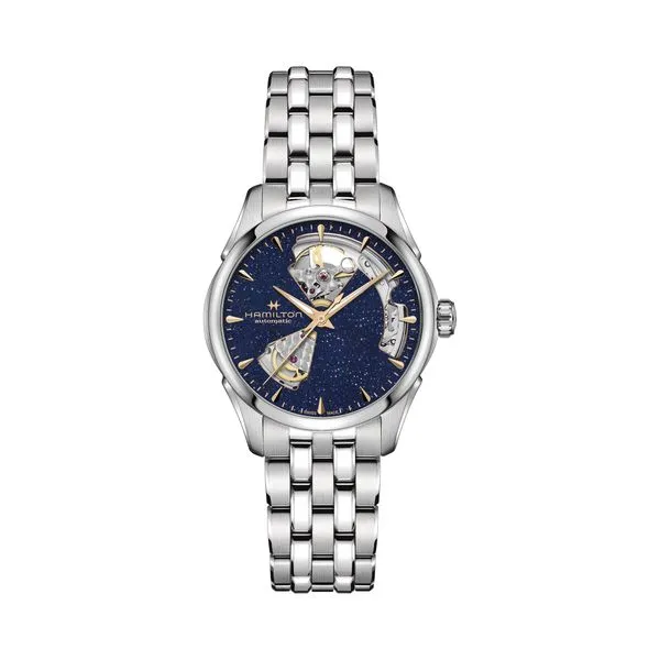 Hamilton Jazzmaster Open Heart Lady Auto Midnight Blue Dial 36mm La Mine d'Or Moncton, NB
