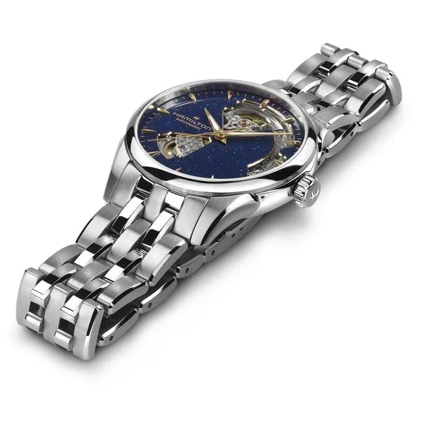 Hamilton Jazzmaster Open Heart Lady Auto Midnight Blue Dial 36mm Image 2 La Mine d'Or Moncton, NB