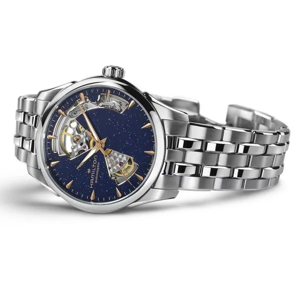Hamilton Jazzmaster Open Heart Lady Auto Midnight Blue Dial 36mm Image 3 La Mine d'Or Moncton, NB
