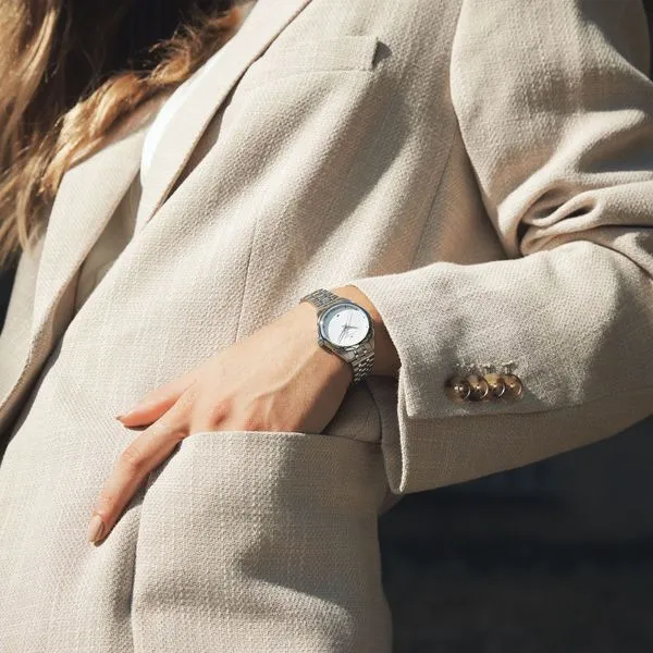 Hamilton Jazzmaster Lady Quartz Watch Silver Dial 30mm Image 4 La Mine d'Or Moncton, NB